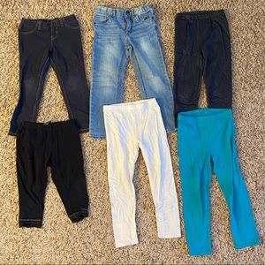 Lot of Leggings/Jeans - 4T